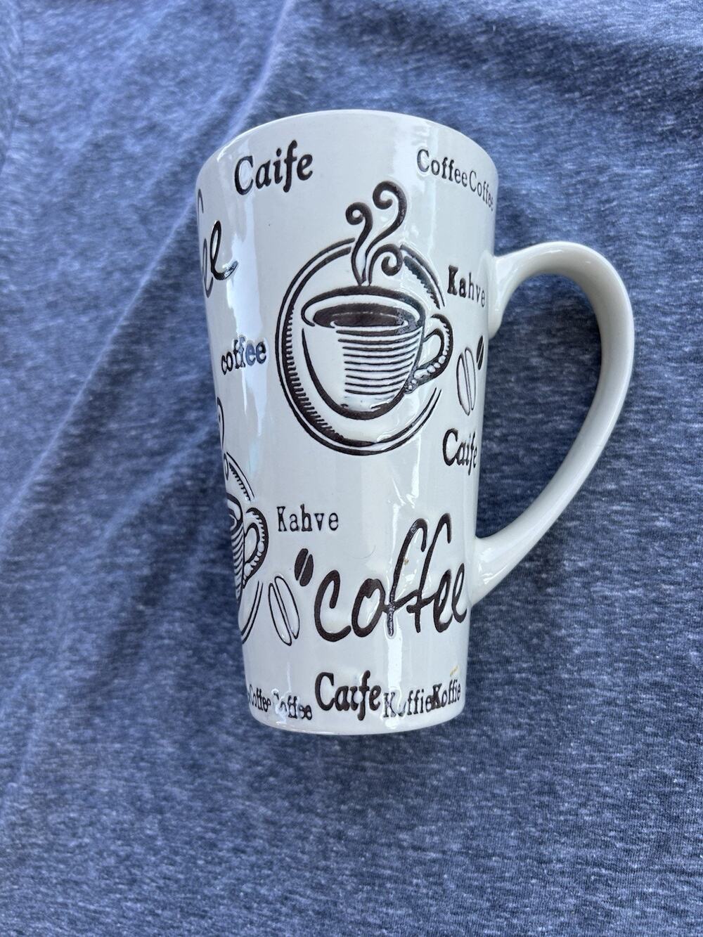 Studio Nova Coffee Words Themed Latte Mug 12oz